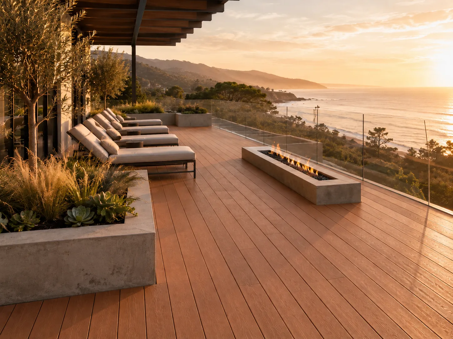 Deck fiber-cement plank — distributed by JARA International
